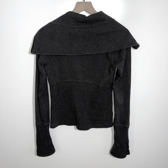 Lululemon Athletica Women's‎ Charcoal Grey Admiral Jacket Size 6 - Picture 3 of 9